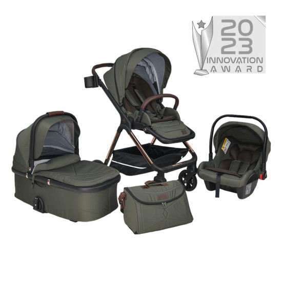 Karrocë nammas olive 3në 1