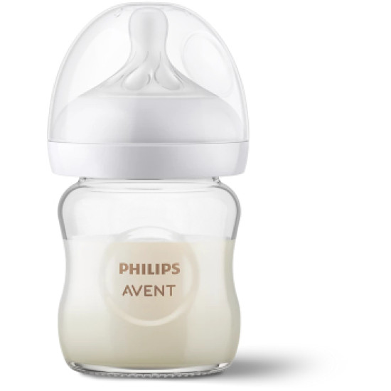 Shishe për foshnje Philips Avent Natural Response Pure Glass 120ml Shishe për foshnje Philips Avent Natural Response Pure Glass 120ml