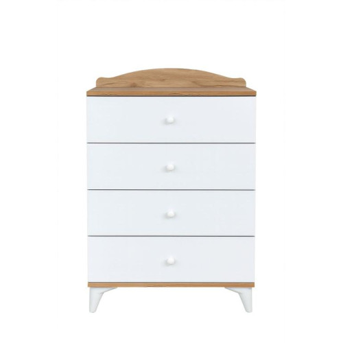 Komodinë për bebe, ngjyra e drurit