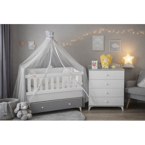 Set Shtrat dhe komodinë për bebe BABYGO