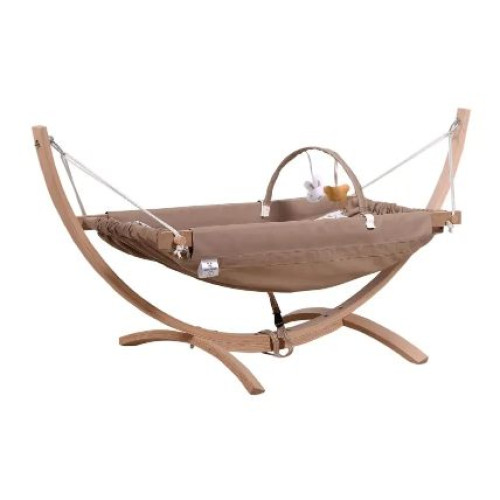 Hamak druri Holmen Fethiye me rrjetë mushkonjash, ngjyrë ari