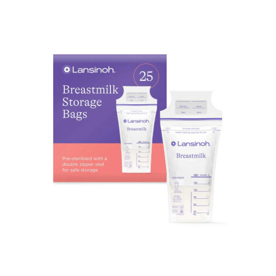 Qeska për ruajtjen e qumështit Lansinoh, 25 copë