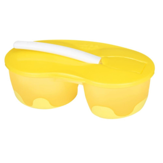 Set enësh për ushqyerje me 2 ndarje për Wee Baby Set enësh për ushqyerje me 2 ndarje për Wee Baby